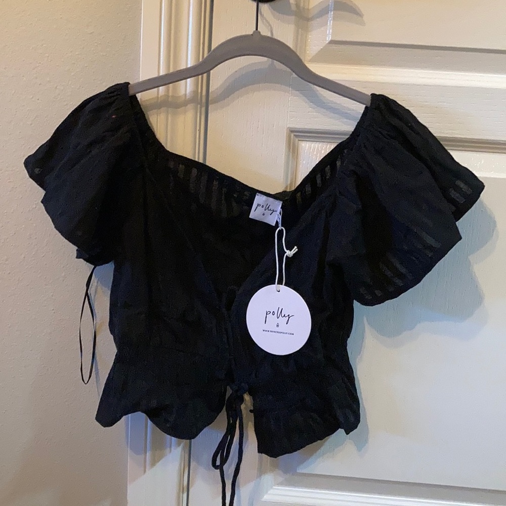 Process Polly peasant top